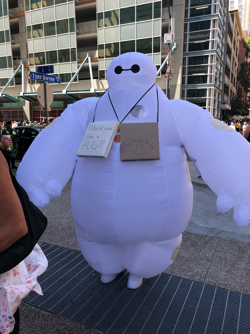 Who wouldn’t accept a free hug from Baymax, honestly.